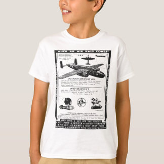 T-shirt 2ème guerre mondiale d'avion rétro de la Seconde G