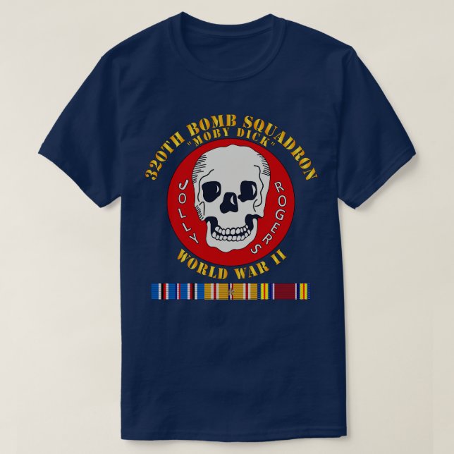 T-shirt 2ème guerre mondiale du 320e escadron de bombardem (Design devant)