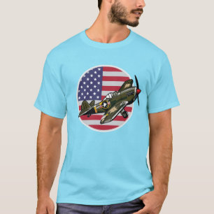T-shirt 2ÈME GUERRE MONDIALE P-40 Warhawk
