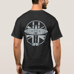 T-shirt 2ÈME GUERRE MONDIALE Spitfire RAF 016 Sky Blue