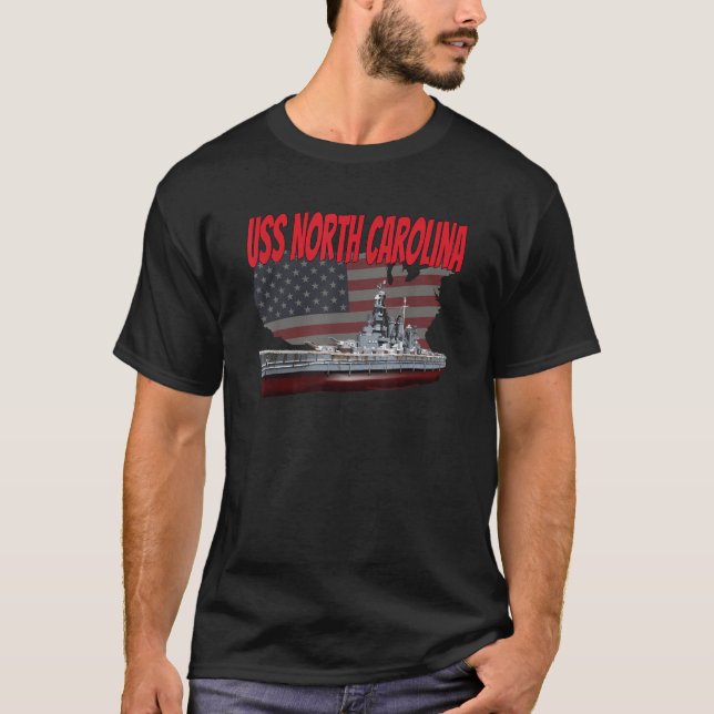 T-shirt 2ÈME GUERRE MONDIALE Veterans Day Battleship USS N (Devant)