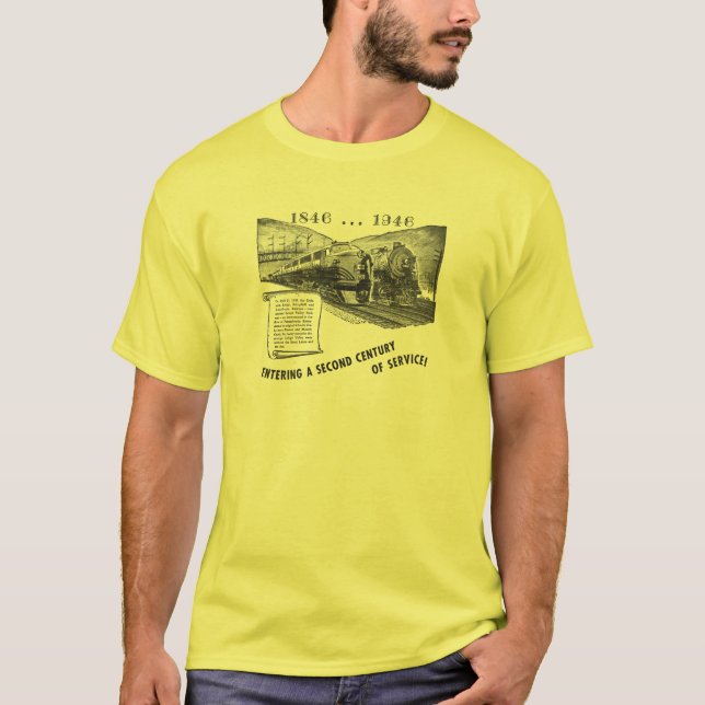 T-shirt 2ème siècle de Chemin de fer-Un de vallée de (Devant)