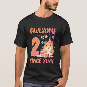 T-shirt 2ème thème de hamster anniversaire formidable depu