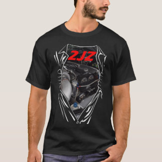 T-shirt 2JZ Engine AWD GE Cars CC Horsepowe Art GTE Twin