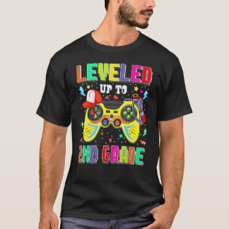 T-shirt 2nd Grade Gamer First Day Second Grade Boys Back T