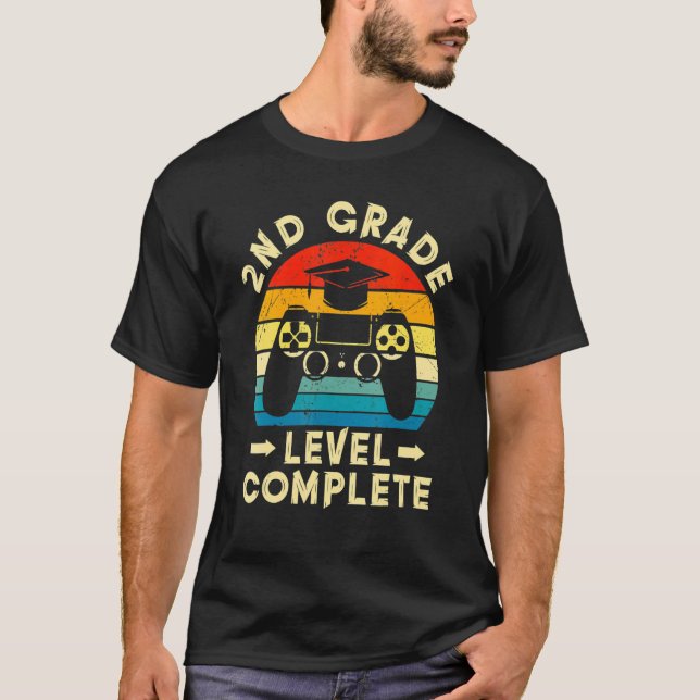 T-shirt 2nd Grade Level Complete Last Day Of School 2023 G (Devant)