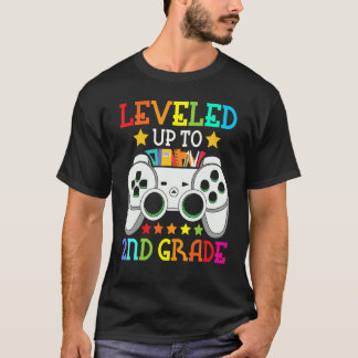 T-shirt 2nd Grade Level Unlocked Video Game Back To School
