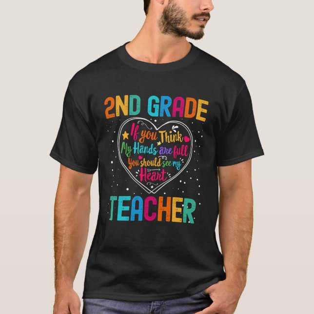 T-shirt 2nd Grade Teacher Appreciation Week Back to School (Devant)