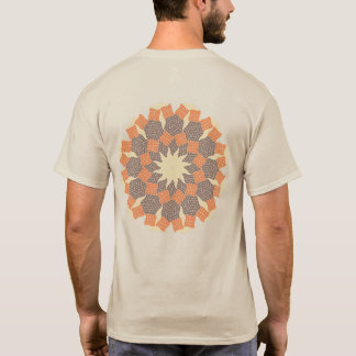 T-SHIRT 3種類の凹五角形の12回回転対称テセレーション
