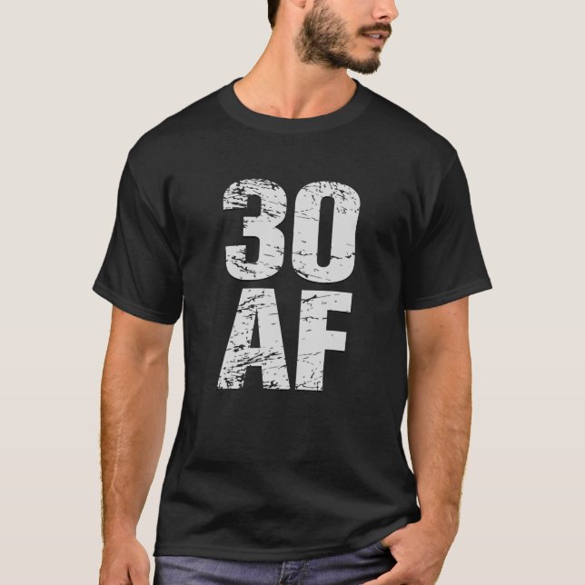 T-shirt 30 AF, 30E Anniversaire (Devant)