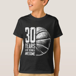 T-shirt 30 Ancien 30e Joueur Basketball Années Basketball