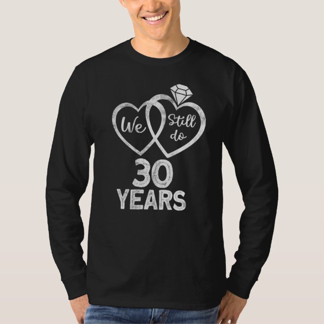 T-shirt 30 ans 1992 30e anniversaire de Mariage (Devant)