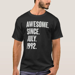 T-shirt 30 Ans 30e Anniversaire stupéfiant depuis juillet 