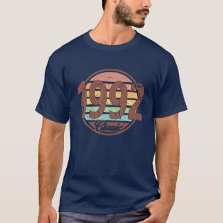 T-shirt 30 Ans Ancien Anniversaire 1992 Classique Coucher