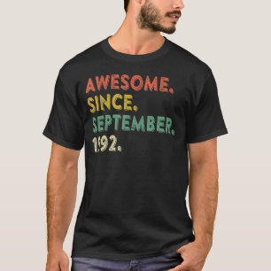 T-shirt 30 Ans Awesome Depuis Septembre 1992 30th 12