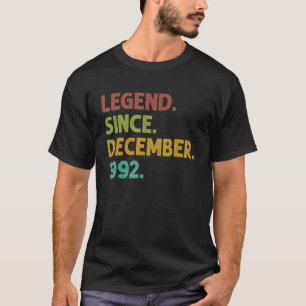 T-shirt 30 ans de légende depuis décembre 1992 30e naissan
