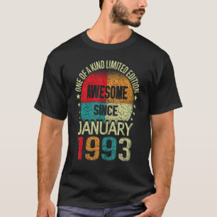 T-shirt 30 ans de stupéfiant depuis janvier 1993 Vintage 3