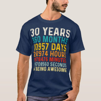 T-shirt 30 Ans d'Etre génial 30e Anniversaire Cadeau V