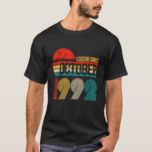 T-shirt 30 ans Old Legend Since October 1992 30th Birth
