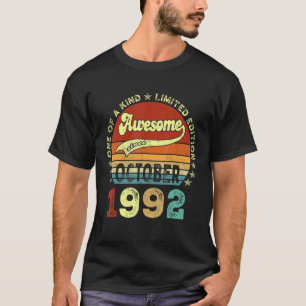 T-shirt 30 ans stupéfiant depuis octobre 1992 30e naissanc