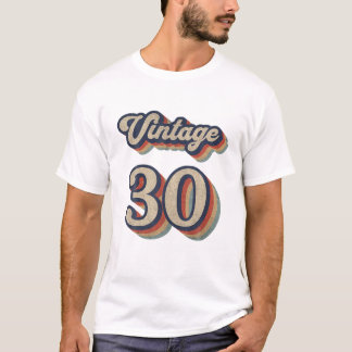 T-shirt 30 ans Vintage Retro