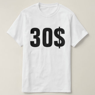 T-SHIRT 30$ AUX ECHETS