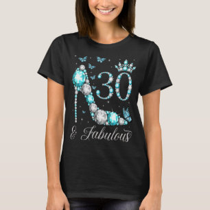 T-shirt 30 et fabuleux 30 ans 30e anniversaire Reine