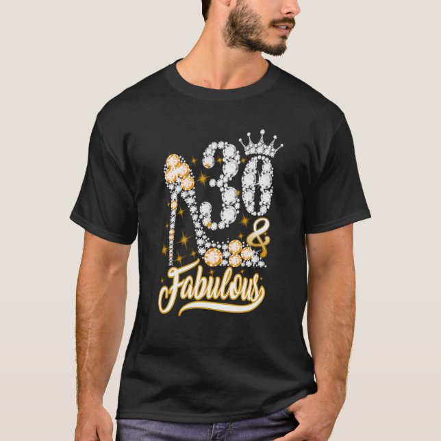 T-shirt 30 & Fabuleux 30 Ans 30e Anniversaire Diamant C (Devant)