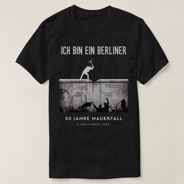 T-shirt 30 Jahre Mauerfall Chute Du Mur De Berlin 30e An (Design devant)