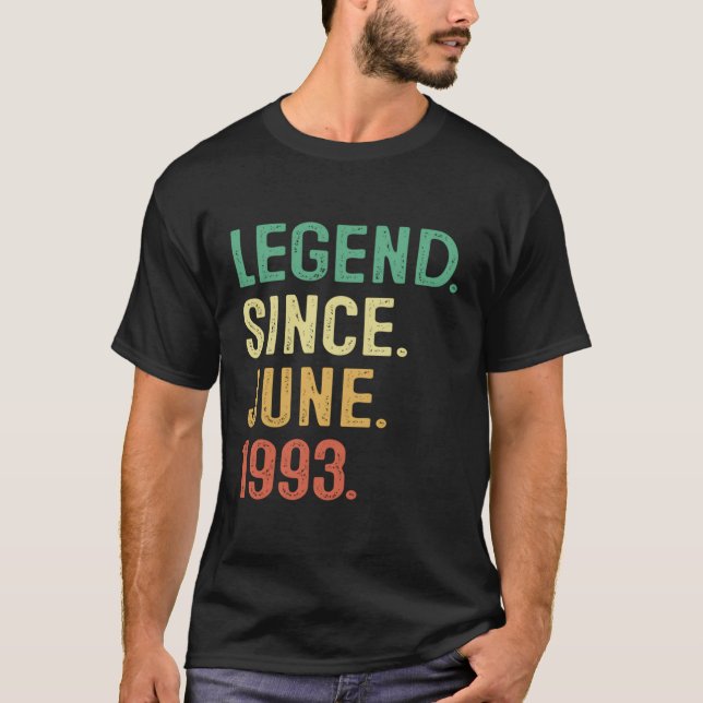 T-shirt 30 Légende depuis juin 1993 (Devant)
