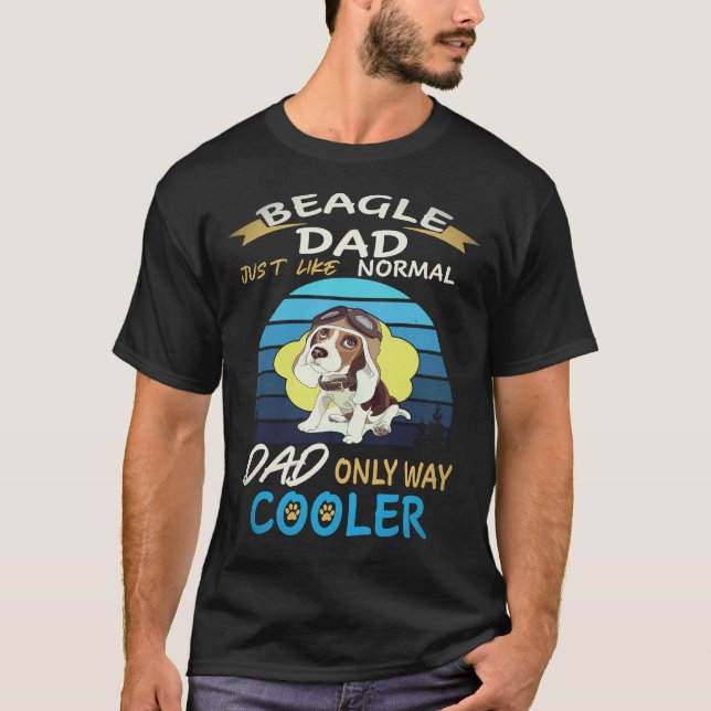 T-shirt 30 Papa - Beagle Papa Glacière Beagle (Devant)