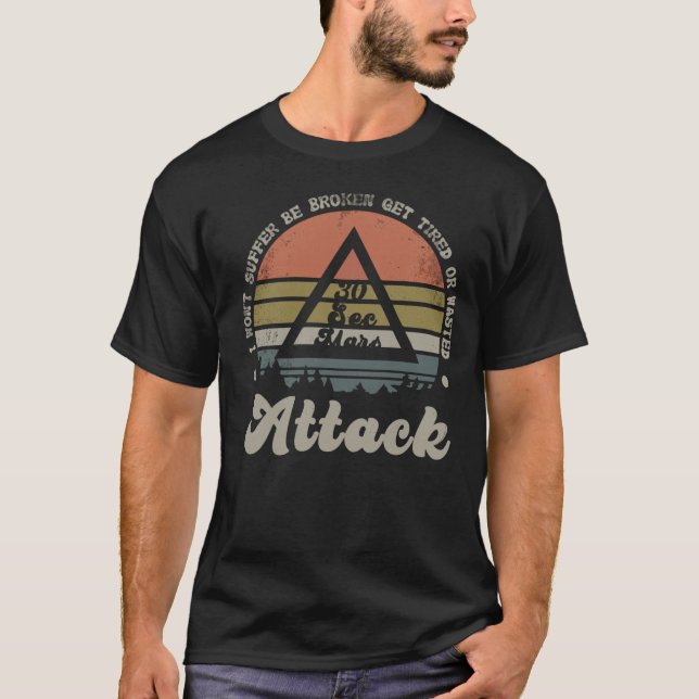 T-shirt 30 secondes pour amis de mars (Devant)