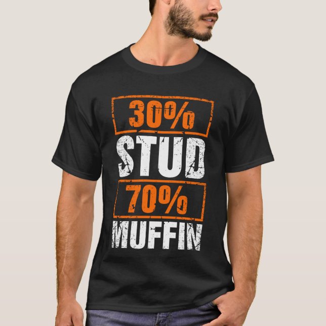 T-shirt 30% Stud 70% Muffin (Devant)