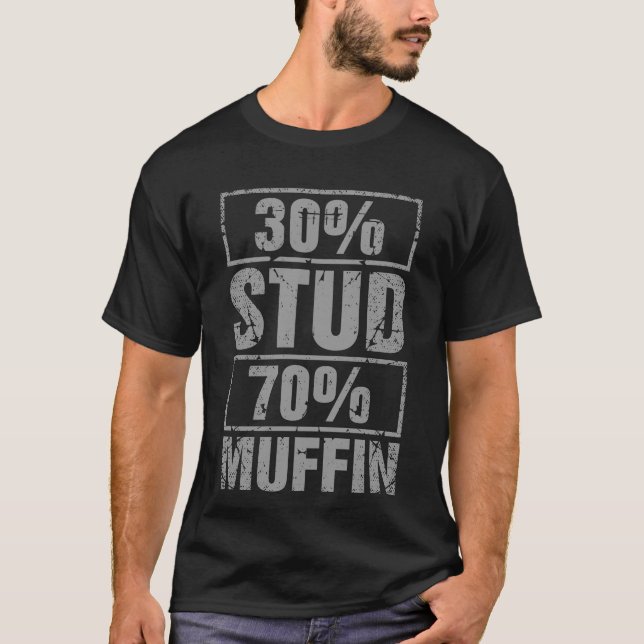 T-shirt 30% Stud 70% Muffin (Devant)