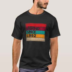 T-shirt 30 Years Old Legend Since 1992 30Th Birthday