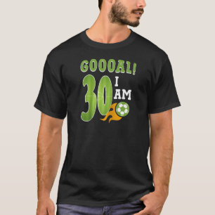 T-shirt 30e anniversaire Boy Soccer I m 30 Year Old Funny 