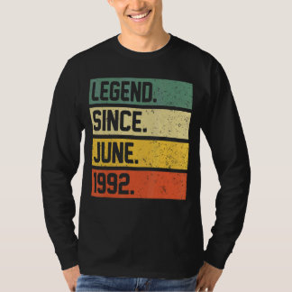T-shirt 30e anniversaire Cadeau 30 ans légende depuis juin