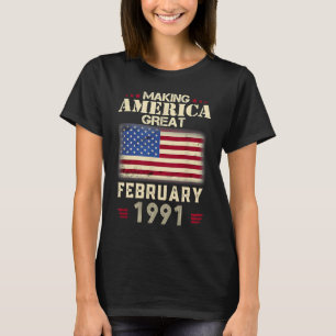 T-shirt 30e anniversaire de la grandeur de l'Amérique depu