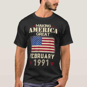 T-shirt 30e anniversaire de la grandeur de l'Amérique depu