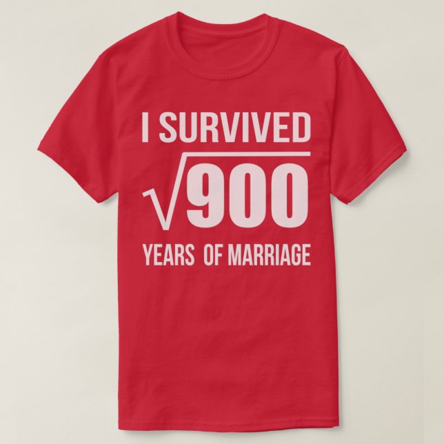 T-shirt 30e anniversaire de mariage Cadeau Mariage 30 ans  (Design devant)