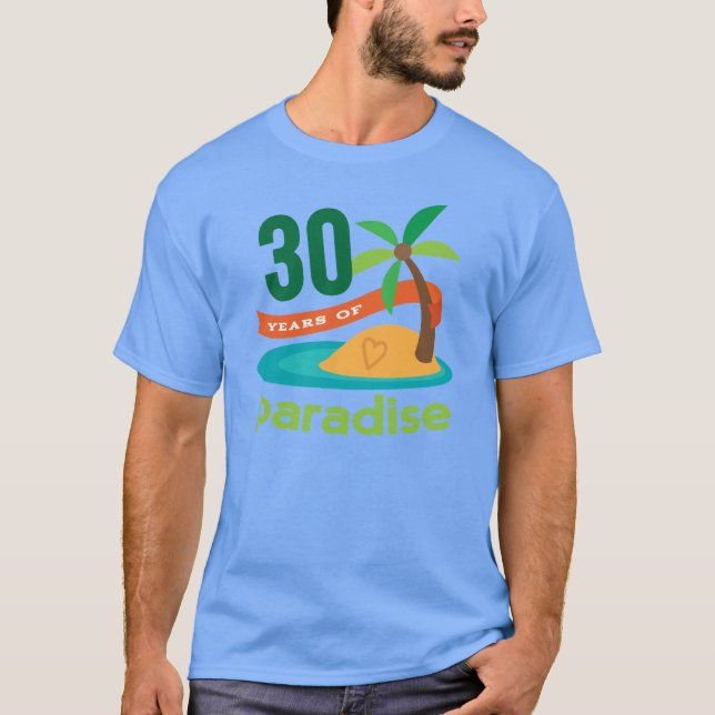 T-shirt 30e anniversaire de Mariage Drôle cadeau pour elle (Devant)