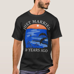 T-shirt 30E Anniversaire De Mariage Marié Il Y A 30 Ans
