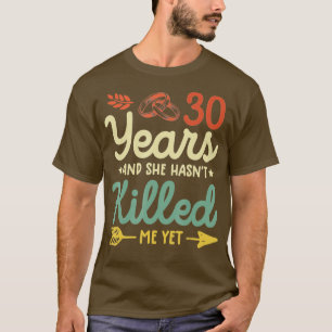 T-shirt 30e anniversaire de mariage tee-shirt couple assor
