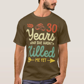 T-shirt 30e anniversaire de mariage tee-shirt couple assor