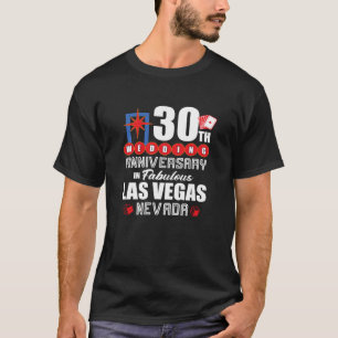 T-shirt 30e anniversaire de Mariage Vegas Couple 30 ans Ve