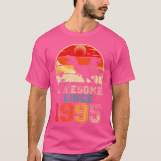 T-shirt 30E Anniversaire Dinosaure 30 Ans Awesome Depuis 1