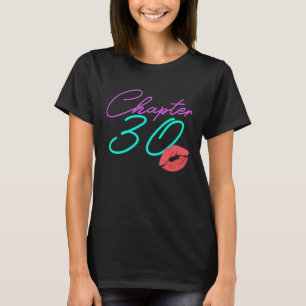 T-shirt 30e anniversaire femmes roses