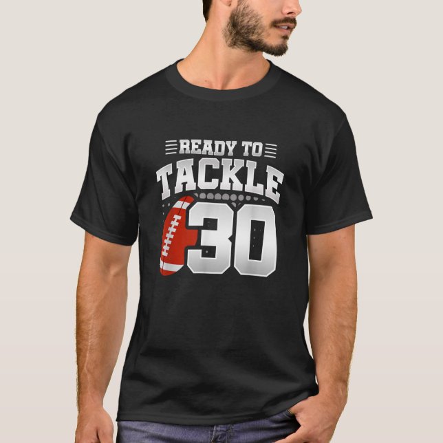 T-shirt 30e anniversaire Football fête d'anniversaire 30e  (Devant)