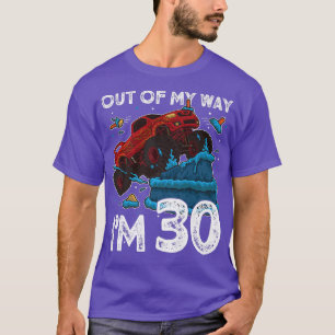 T-shirt 30e anniversaire Garçon Monster Camion De Mon Chem
