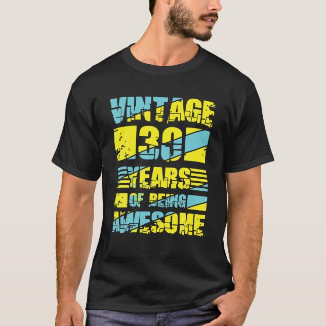 T-shirt 30E Anniversaire Hommes 30E Anniversaire (Devant)